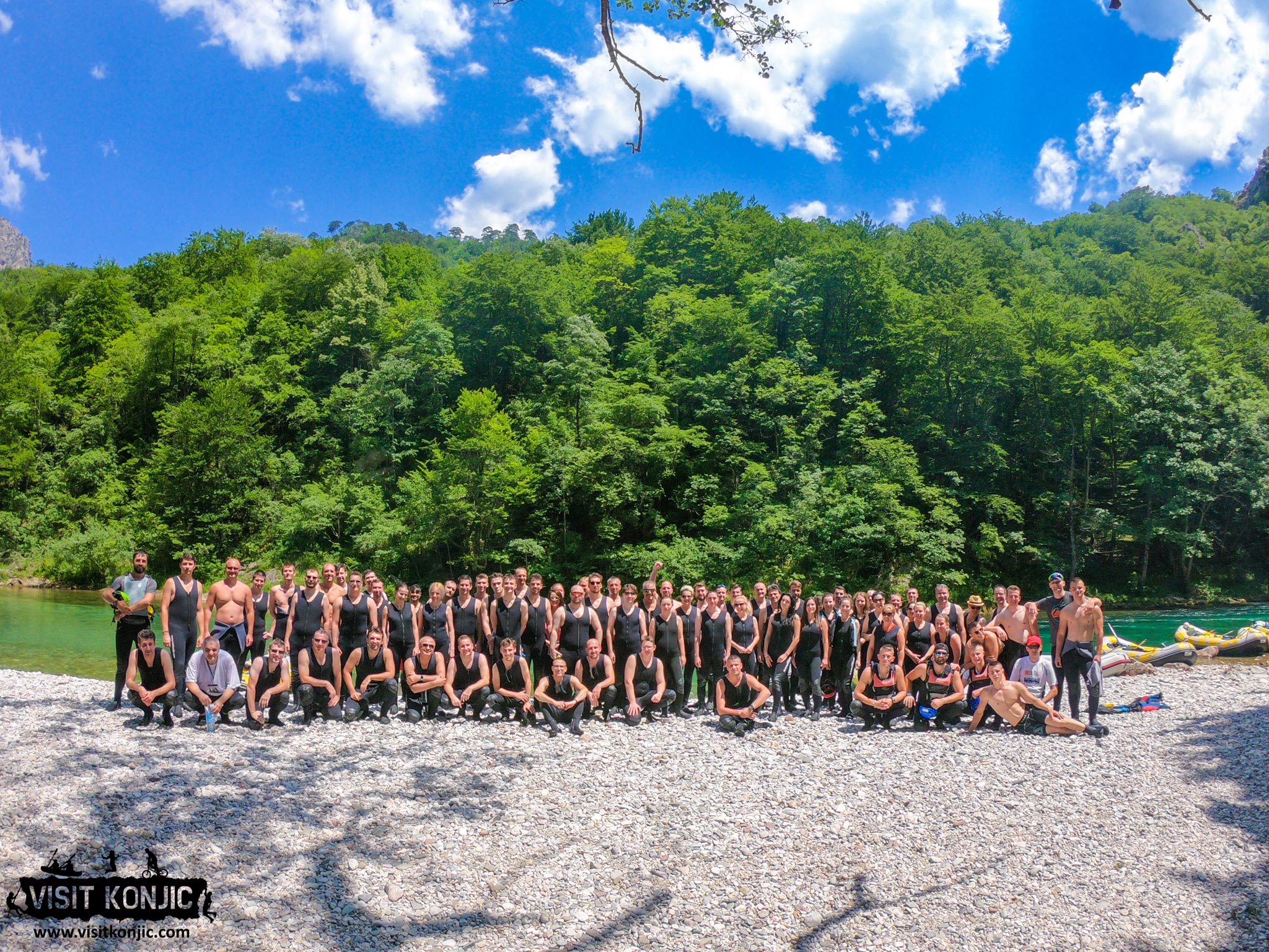 Bicom Systems Rafting in Konjic