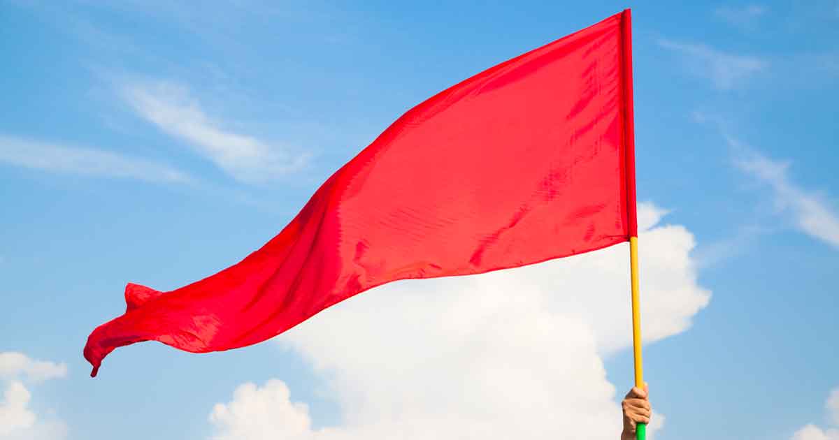 Red Flags with a Service Provider